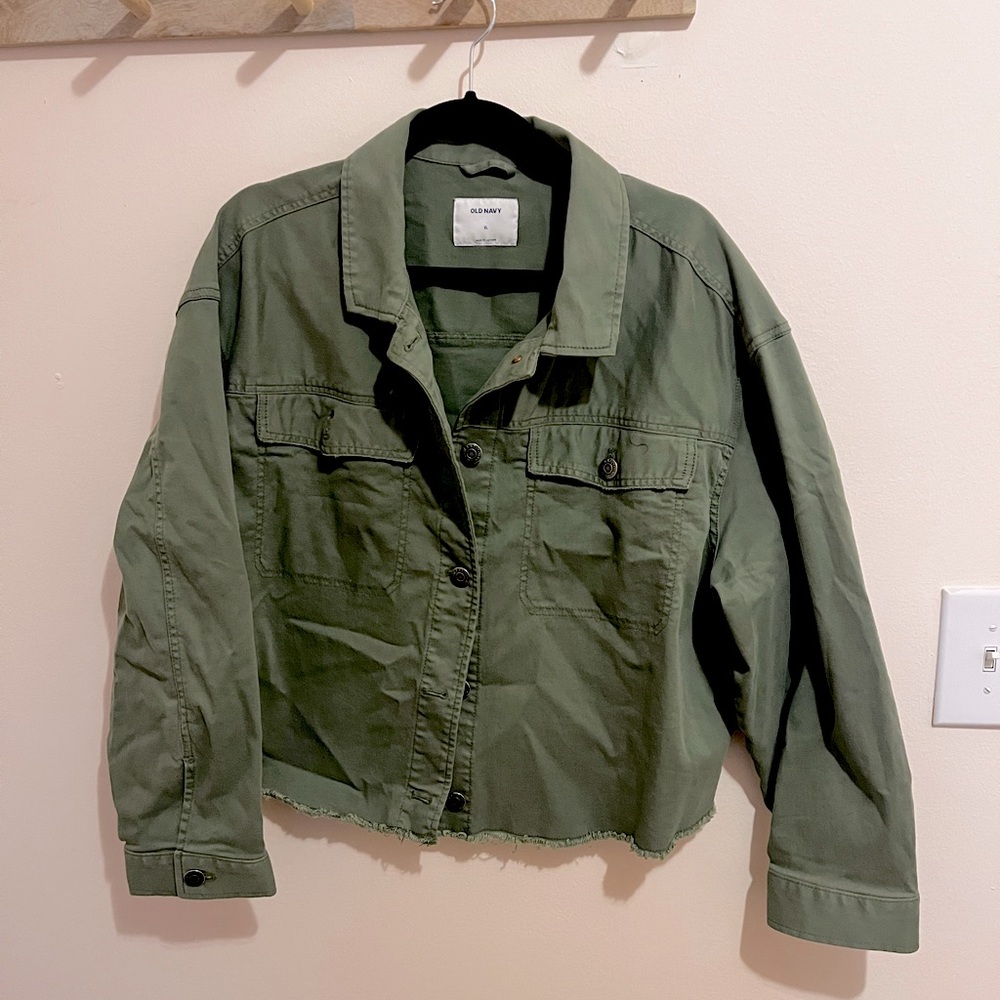 Old Navy Utility Jacket in Army Green